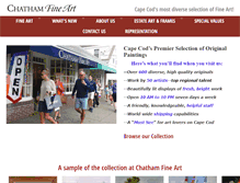 Tablet Screenshot of chathamart.com